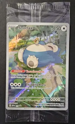 Snorlax 051 (Sealed) Scarlet & Violet 151 Promo Card NM Pokemon TCG - Image 1