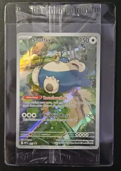 Snorlax 051 (Sealed) Scarlet & Violet 151 Promo Card NM Pokemon TCG - Image 3