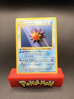 Starmie 64/102 1st Edition Common Base Set Shadowless Pokemon English NM - Image 1