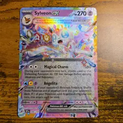 Sylveon ex 086/191 Sv08: Surging Sparks Holo Pokemon TCG NM - Image 1
