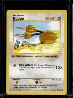 1999 Pokemon 1st Edition Doduo #48/102 - Image 1