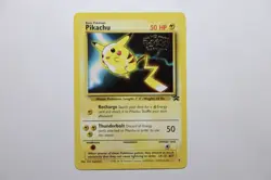 Pokemon The First Movie Pikachu WB Promo #4 Black Star Promo WOTC 1999 LP - Image 5