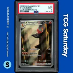 2023 POKEMON SV 151 #169/165 CHARMELEON ILLUSTRATION RARE PSA 9 - Image 1