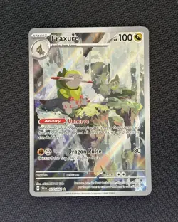 Fraxure 077/064 Sv: Shrouded Fable Illustration Rare Pokemon Card - Image 1
