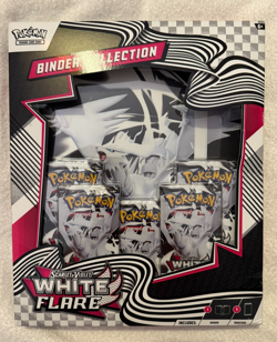 Pokemon TCG: Scarlet & Violet - WHITE FLARE Binder Collection NEW FACTORY SEALED - Image 1
