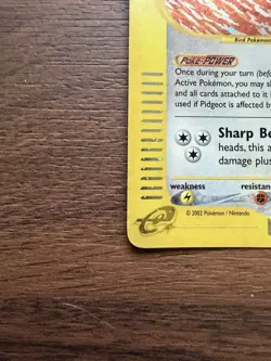Pokemon Pidgeot Expedition Base Set 023/165 Holo Rare English 2002 HP80 - Image 3