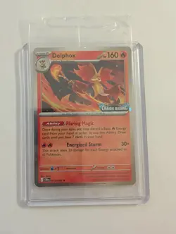 Delphox 013/086 Stamped Chaos Rising SEALED Cosmos Holo Promo Pokemon - Image 1