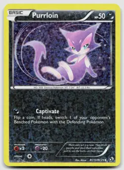 Purrloin RC13/RC25 Legendary Treasures: Radiant Collection Pokemon LP - Image 1
