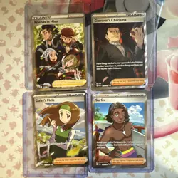 Pokemon TCG Mix Lot Of 4 Illustration Rare Trainer Gallery Cards NM - Image 1