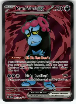Munkidori ex 083/064 Ultra Rare Shrouded Fable Pokemon Near Mint - Image 1