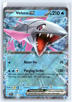 Veluza ex 043/159 Double Rare Journey Together Pokemon Holo NM - Image 1