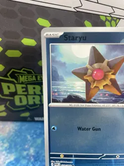 Staryu 020/088 (Reverse Holo) Me03: Perfect Order NM Pokemon TCG - Image 2
