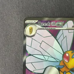 Pokemon Beedrill EX Chaos Rising #098/086 Ultra Rare Full Art Holo Near Mint - Image 3