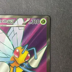 Pokemon Beedrill EX Chaos Rising #098/086 Ultra Rare Full Art Holo Near Mint - Image 4