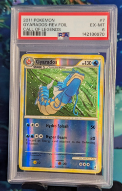 2011 Pokemon Call of Legends Gyarados #7/95 Reverse Holo EX-MT 6 - Image 1