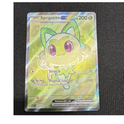 Pokemon Sprigatito ex 251/217 Holo Ultra Rare Full Art Sv ASC EN Basic HP 200 - Image 1