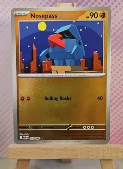 Pokemon TCG: Nosepass (Reverse Holo) 037/088 - Perfect Order - NM Condition - Image 1