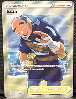 Iscan 192/196 Full Art Holo Trainer - SwSh11 - Lost Origin - NM - Pokemon TCG - Image 1