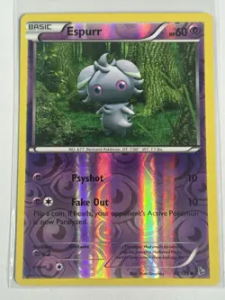 Espurr - 42/106 - Common Reverse Holo - Flashfire - Pokemon Card - Image 1