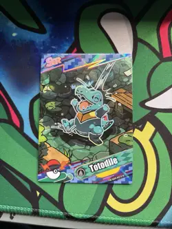 New! Totodile PM-SSR No. 018 SSR Holo Eif Origin 4.0 Non-TCG Pokemon - Image 1
