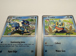 Froakie and Frogadier Chaos Rising Reverse Holo and Regular Pokemon TCG NM - Image 4