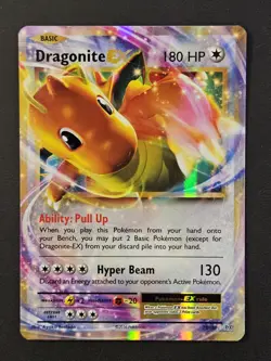 Pokemon TCG Dragonite EX XY Evolutions 72/108 Holo Rare EX - NM - Image 1