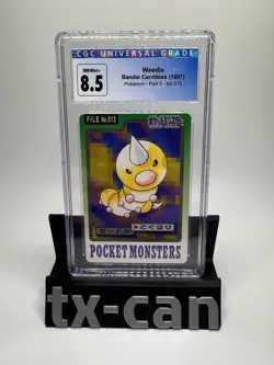 Weedle 013 Pokemon Bandai Carddass Pocket Monsters 1997 Japanese Card CGC 8.5 - Image 1