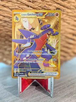 Pokemon Cynthia's Garchomp ex 241/182 SV10 Hyper Rare FA Holo - Image 1