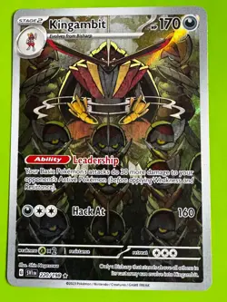 Pokemon TCG Kingambit 220/198 SV01: Scarlet & Violet Illustration Rare NM - Image 1