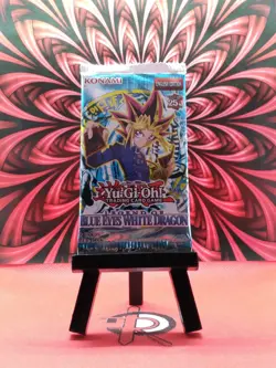 Yugioh "Legend of Blue-Eyes LOB" 9-Card 25th Anniversary Sealed Booster Pack X1 - Image 1