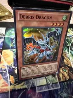 🔥YUGIOH Debris Dragon TU04-EN002 SUPER RARE NM TURBO PACK ENGLISH - Image 2