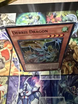 🔥YUGIOH Debris Dragon TU04-EN002 SUPER RARE NM TURBO PACK ENGLISH - Image 3