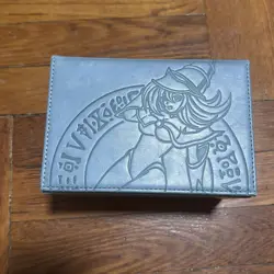 Rubicon Gaming Designs Dark Magician Girl Yu-Gi-Oh! Gray Faux Leather Deck Box - Image 1