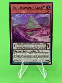 Yu-Gi-Oh Phantom Revenge Enato Enneacraft - oknirIA Super Rare PHRE-EN019 NM!!! - Image 1