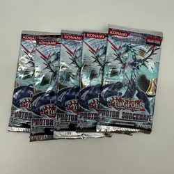 5x Yugioh Photon Shockwave Unlimited Booster Packs Factory Sealed! - Image 1