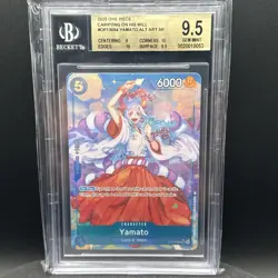 2025 One Piece OP13 - 054 YAMATO SR ALT ART FOIL BGS 9.5 - Image 1