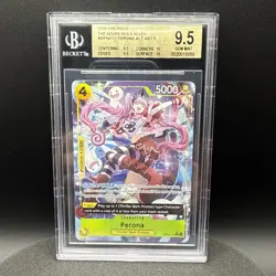 2026 One Piece Perona OP14-111 (Alt Art) The Azure Sea's Seven Foil BGS 9.5 - Image 1