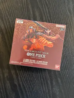 One Piece TCG OP-02 Wave 1 English Paramount War SEALED Booster Box - Image 1