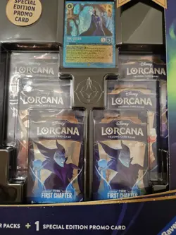 SEALED Disney Lorcana First Chapter Collector Set 6 Packs Portfolio Promo Costco 4050368981752 - Image 4
