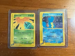 Squirtle (#132) - Expedition & Bulbasaur (#94) - Pokemon Cards - Image 1