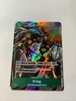 Krieg Alternate Art One piece card game Pillars of strength OP03-025 - Image 1