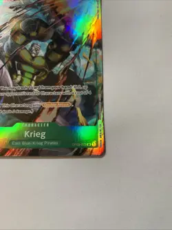 Krieg Alternate Art One piece card game Pillars of strength OP03-025 - Image 3