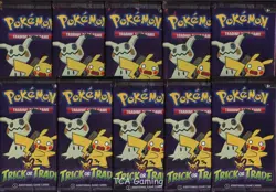 10x TRICK or TRADE Halloween SEALED Booster Packs (3 Pokemon Cards Per Pack 2023 - Image 1