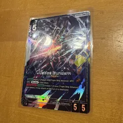 Justice Gundam Alternate Art Foil - GD01-066 LR+ NM - Gundam TCG Card Game - Image 3