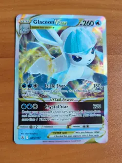 Glaceon VSTAR SWSH197 Holo Promo Card Sword & Shield - Image 1