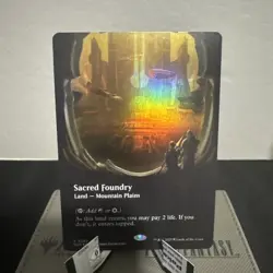Sacred Foundry (Borderless) Edge of Eternities Foil - Image 1