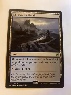 MTG Shipwreck Marsh Innistrad: Midnight Hunt 267/277 Regular Rare - Image 1