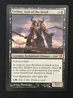 1x MTG Erebos, God of the Dead - Theros (THS) #85 - Magic the Gathering - Image 1