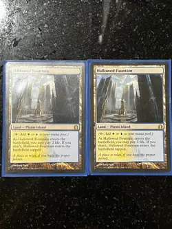 Hallowed Fountain Return to Ravnica Lightly Played (Set of two) - Image 1