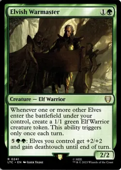 NM - Elvish Warmaster R Commander: The Lord of the Rings: Tales of Middle-earth - Image 1